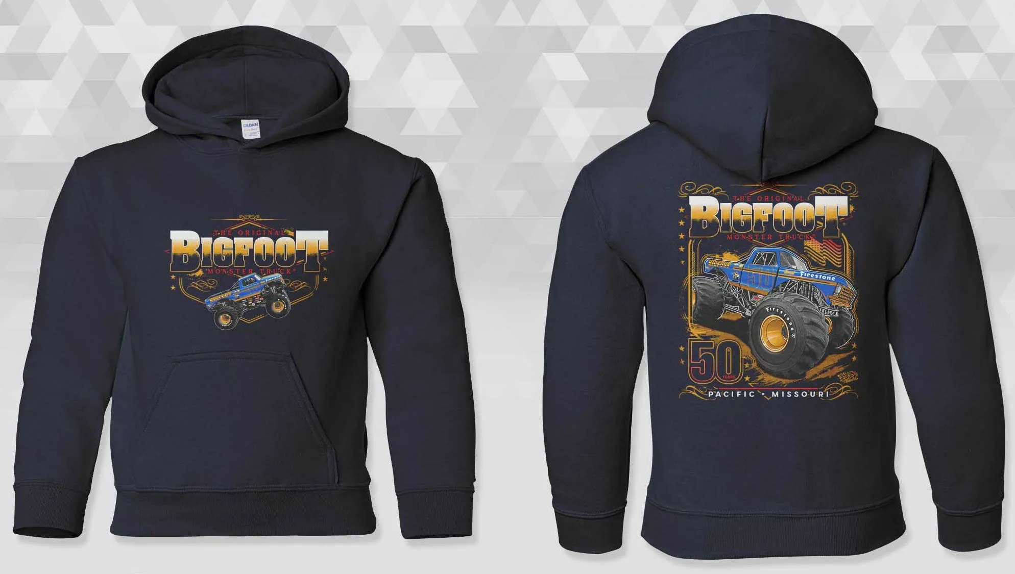 50th Anniversary Youth Hoodie Gold Edition BIGFOOT