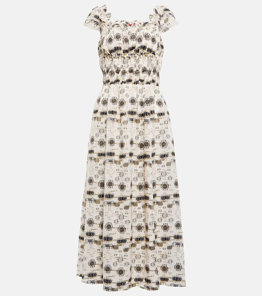 Altuzarra Silk-blend midi dress
