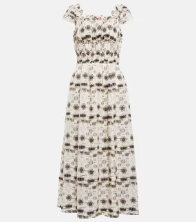 Altuzarra Silk-blend midi dress