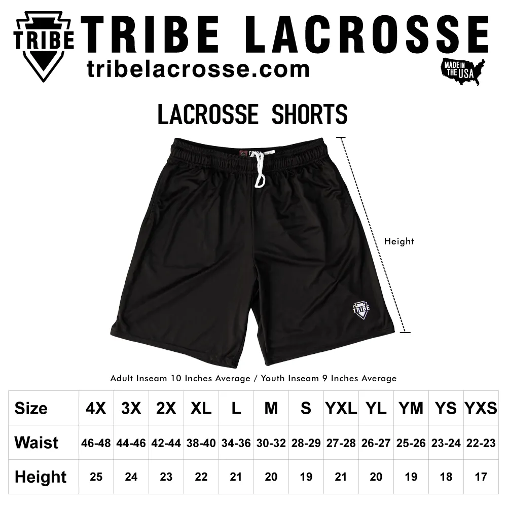 American Black Flag Sublimated Lacrosse Shorts
