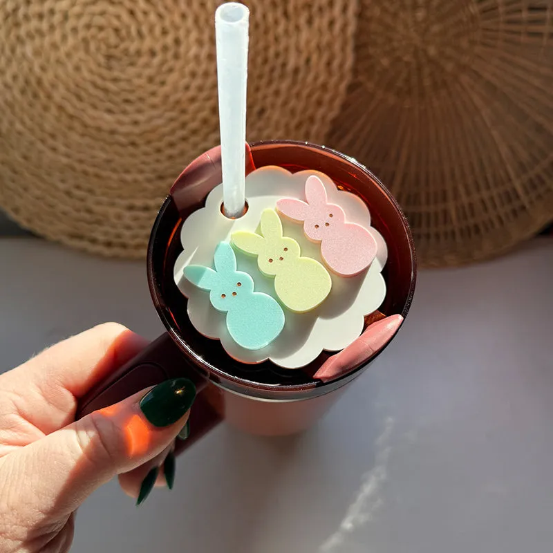Bunny Tumbler Toppers