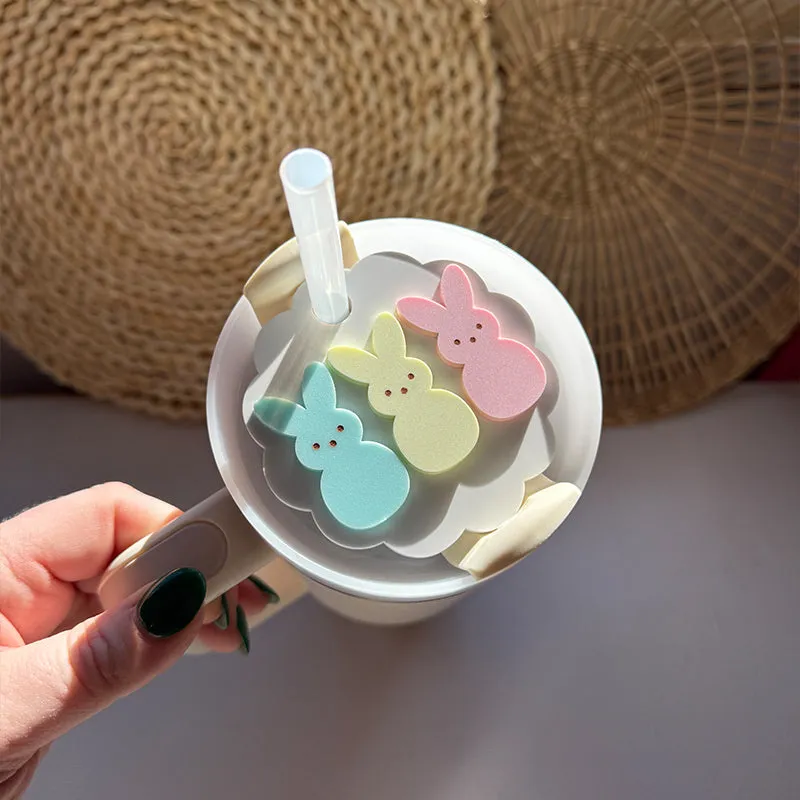 Bunny Tumbler Toppers