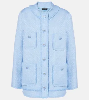 Dolce&Gabbana Raschel wool-blend tweed jacket
