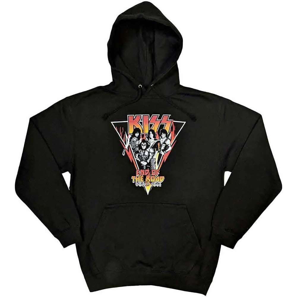 Kiss "Triangle" Black Pullover Hoodie