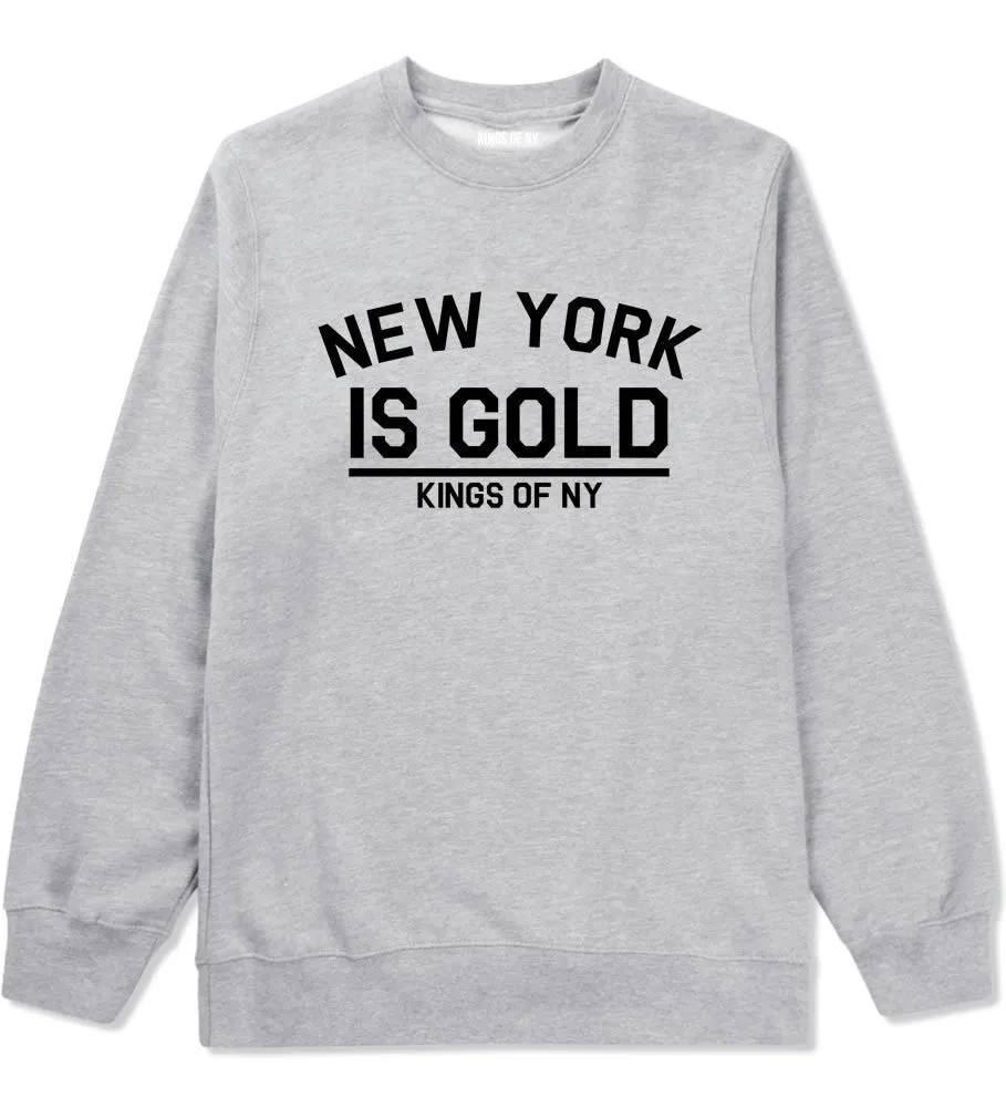 New York Is Gold Crewneck Sweatshirt