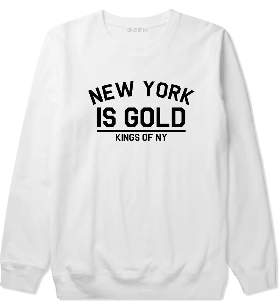 New York Is Gold Crewneck Sweatshirt