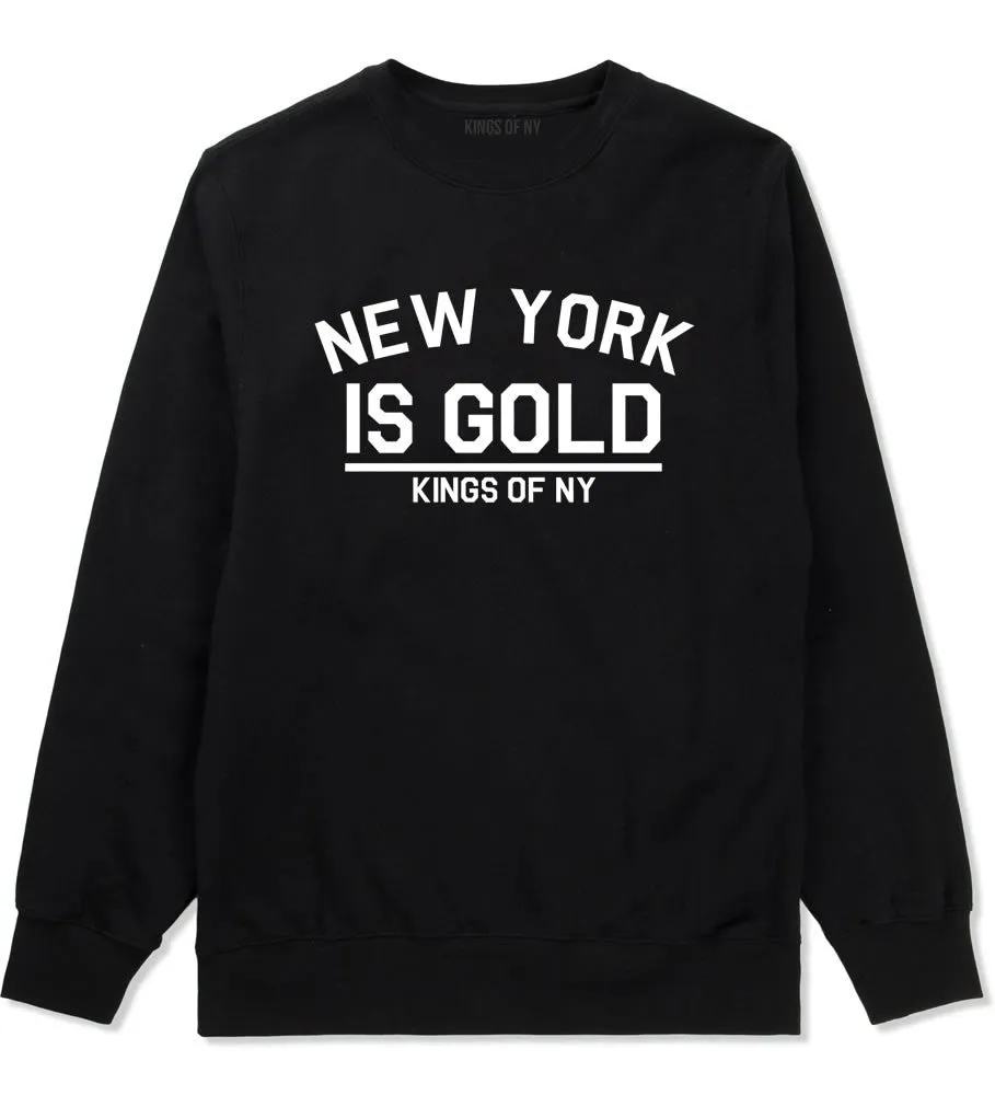 New York Is Gold Crewneck Sweatshirt