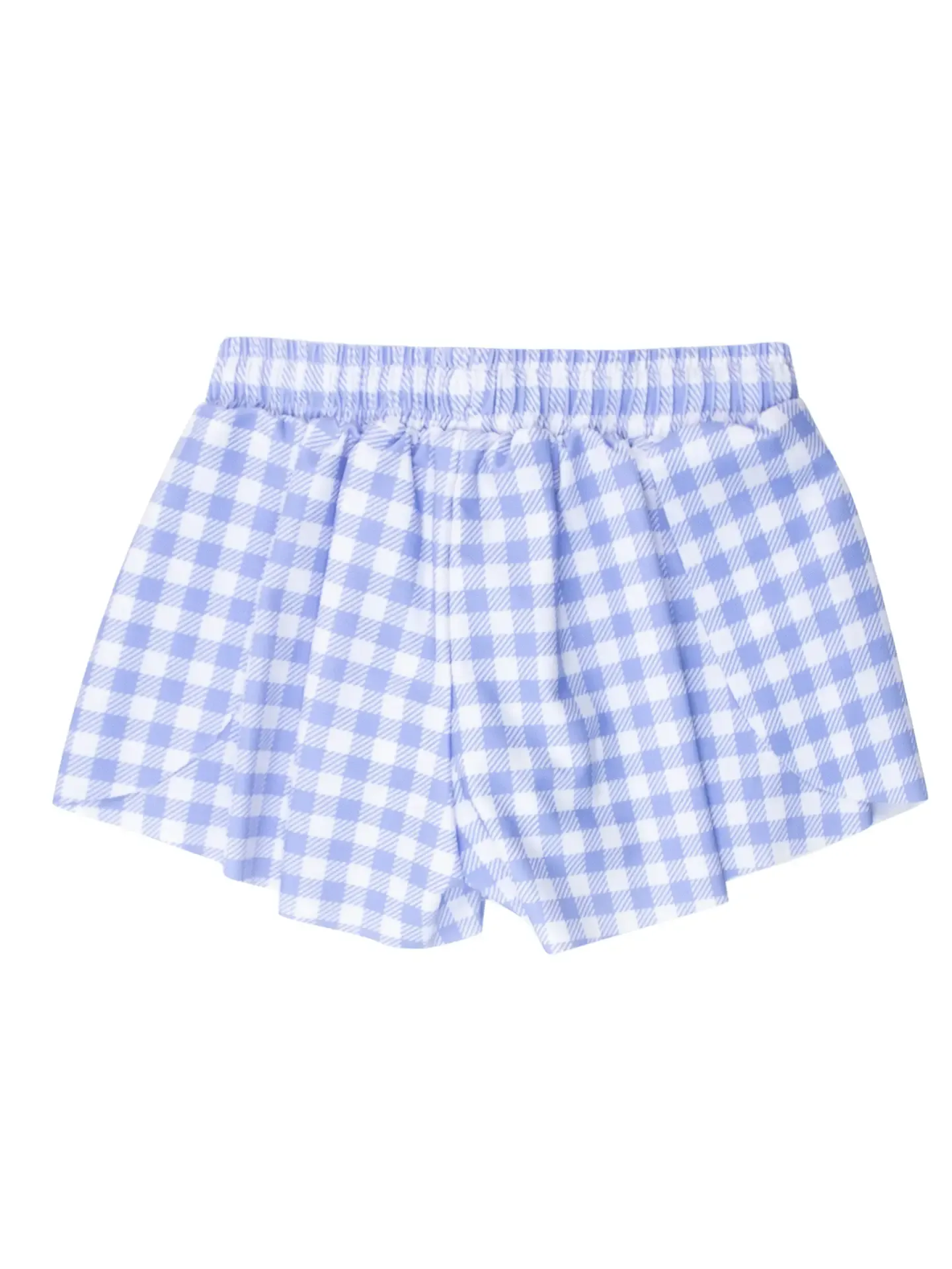 Periwinkle Gingham Butterfly Shorts