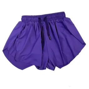 Purple Butterfly Shorts
