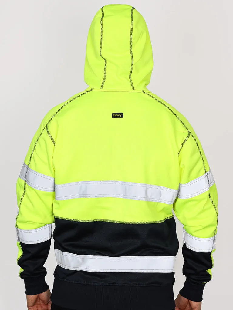 TAPED HI VIS FLEECE HOODIE