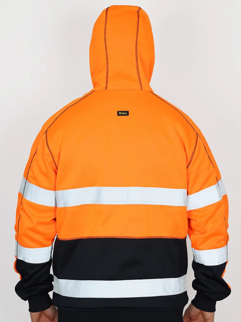 TAPED HI VIS FLEECE HOODIE