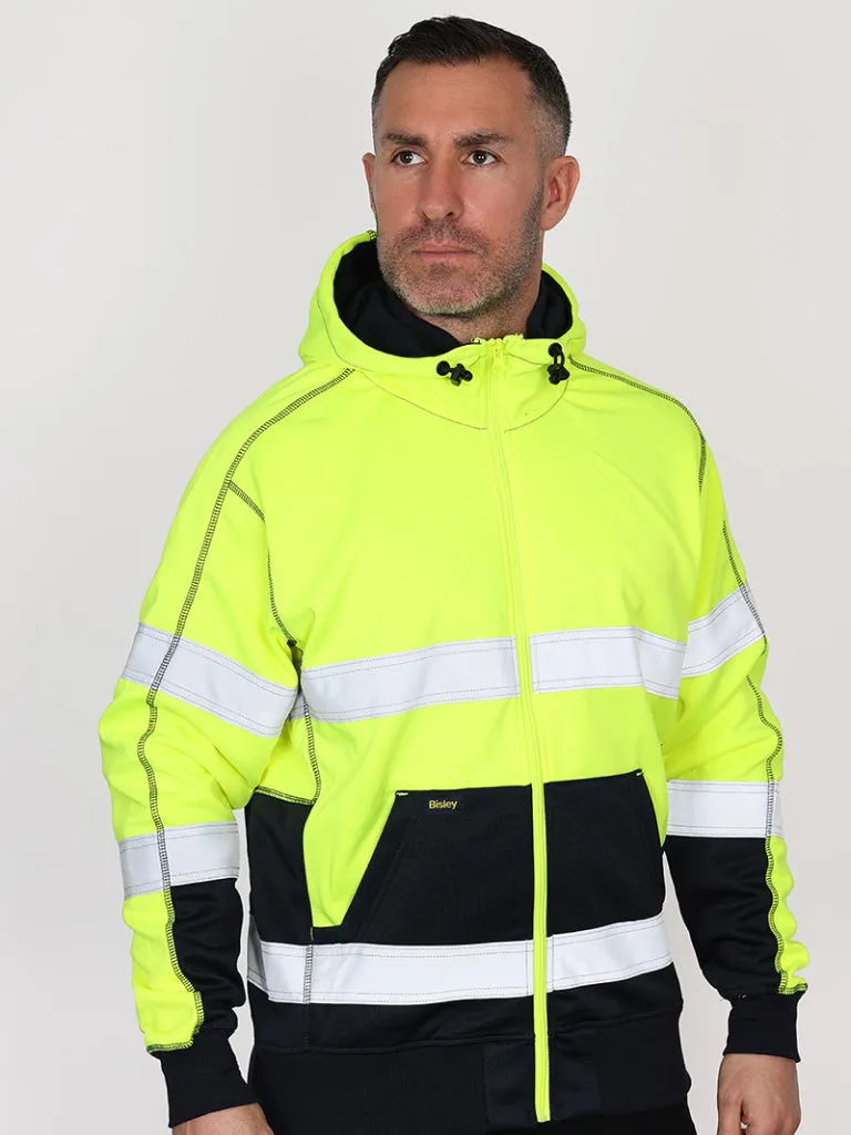 TAPED HI VIS FLEECE HOODIE