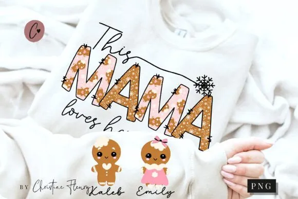 This Mama loves her sweatshirt - Personalized