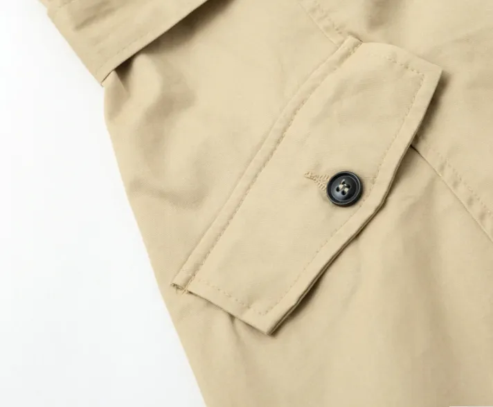 Women's Spring Off Shoulder Trench